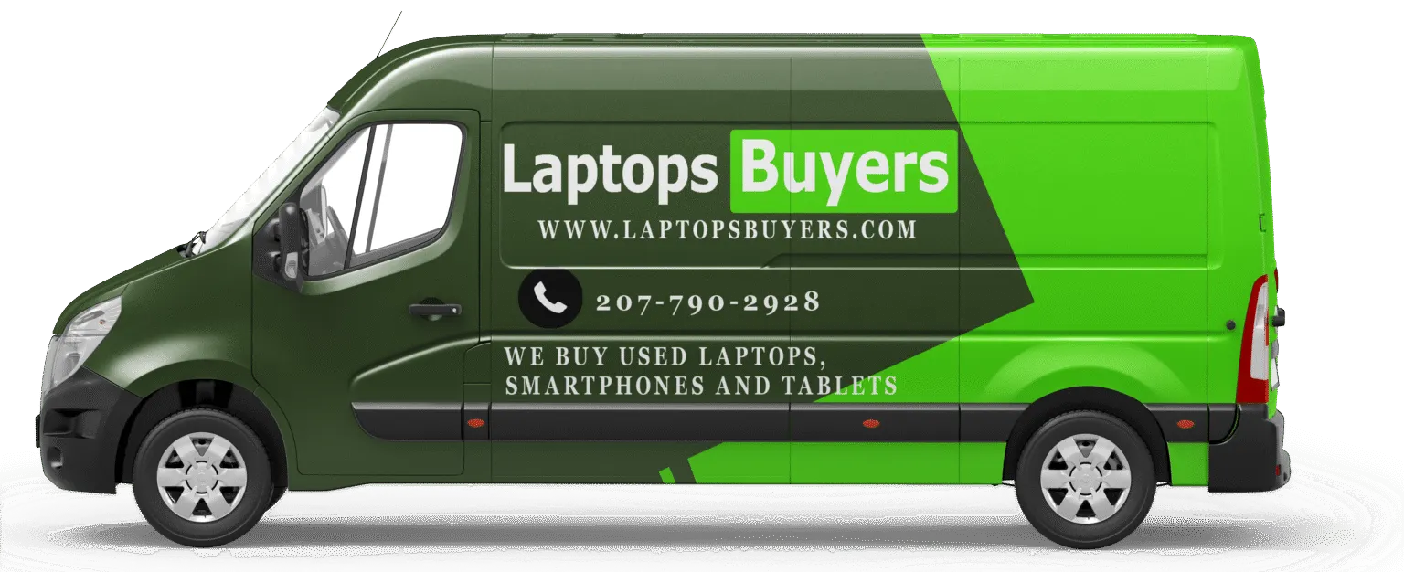Laptops Buyers cargo van — we come to your door
